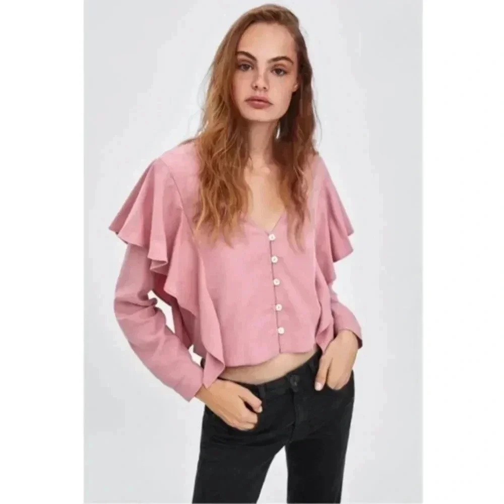 Zara Ruffled Top